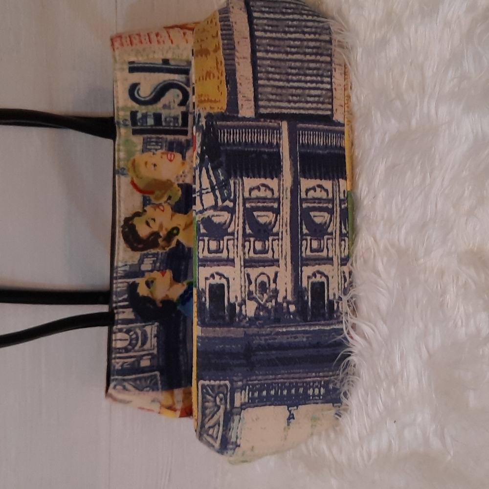 Frankie and Johnnie canvas shopping ladies bag purse - Picture 7 of 7